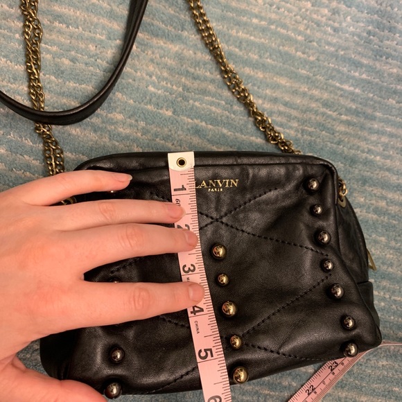 Authentic LANVIN Sugar Shoulder Bag Lambskin - Picture 9 of 10